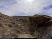 Panorama: red rock formations 