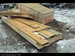 Lumber for building, Massachusetts, USA